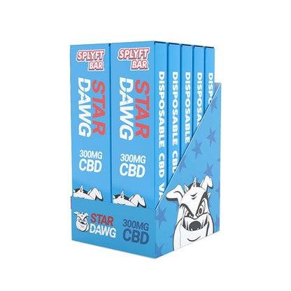 SPLYFT BAR 300mg Full Spectrum CBD Disposable Vape - 12 Flavours | The CBD Hut