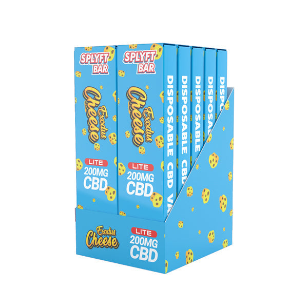 SPLYFT BAR LITE 200mg Full Spectrum CBD Disposable Vape - 12 Flavours | The CBD Hut