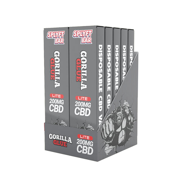 SPLYFT BAR LITE 200mg Full Spectrum CBD Disposable Vape - 12 Flavours | The CBD Hut