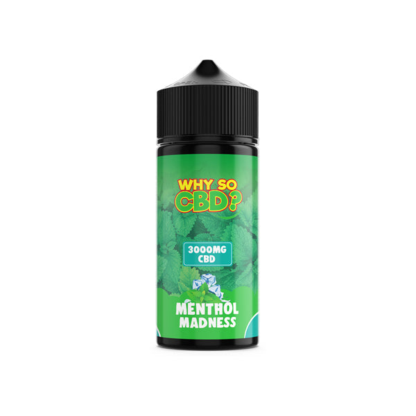 Why So CBD? 3000mg Full Spectrum CBD E-liquid - 120ml | The CBD Hut