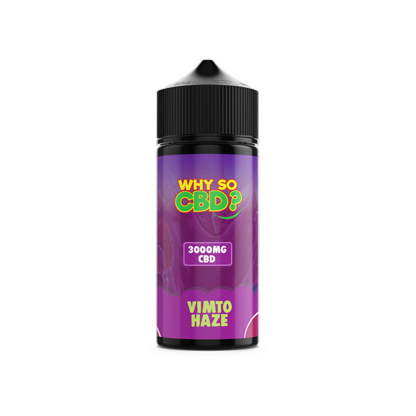 Why So CBD? 3000mg Full Spectrum CBD E-liquid - 120ml | The CBD Hut
