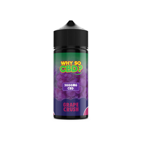 Why So CBD? 3000mg Full Spectrum CBD E-liquid - 120ml | The CBD Hut