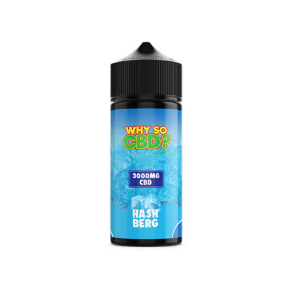 Why So CBD? 3000mg Full Spectrum CBD E-liquid - 120ml | The CBD Hut