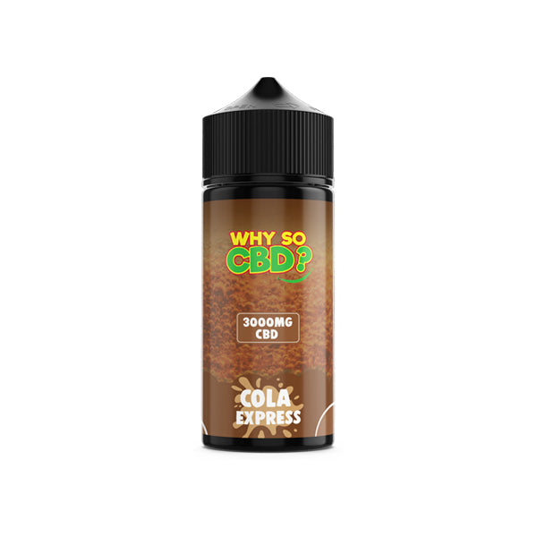 Why So CBD? 3000mg Full Spectrum CBD E-liquid - 120ml | The CBD Hut