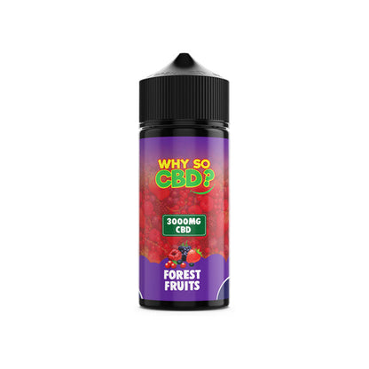 Why So CBD? 3000mg Full Spectrum CBD E-liquid - 120ml | The CBD Hut