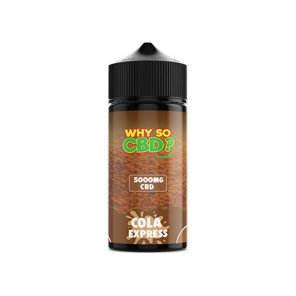 Why So CBD? 5000mg Full Spectrum CBD E-liquid - 120ml | The CBD Hut