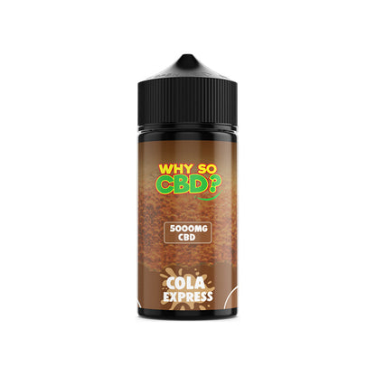Why So CBD? 5000mg Full Spectrum CBD E-liquid - 120ml | The CBD Hut