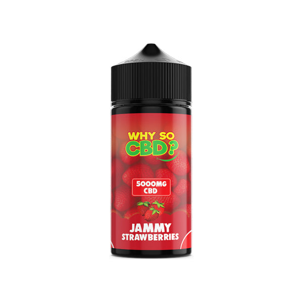 Why So CBD? 5000mg Full Spectrum CBD E-liquid - 120ml | The CBD Hut
