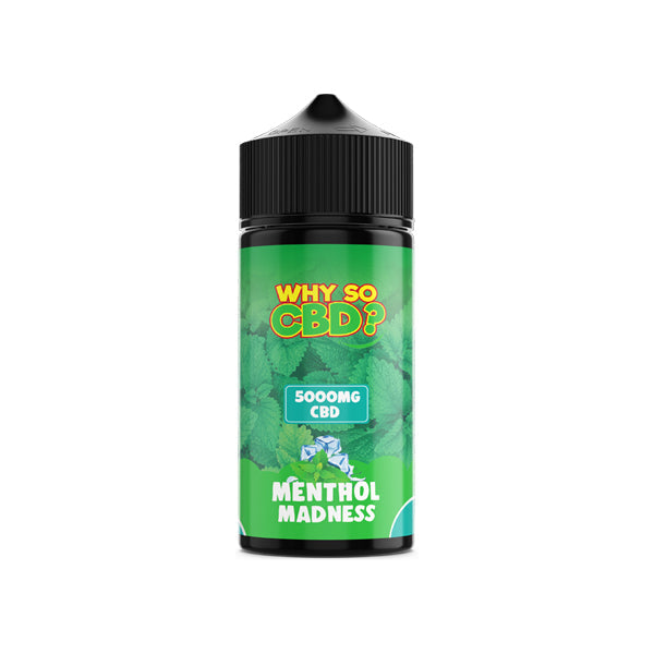 Why So CBD? 5000mg Full Spectrum CBD E-liquid - 120ml | The CBD Hut