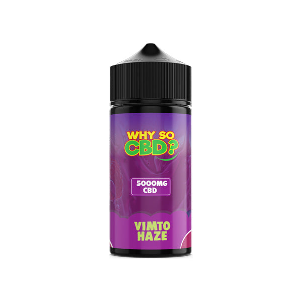 Why So CBD? 5000mg Full Spectrum CBD E-liquid - 120ml | The CBD Hut