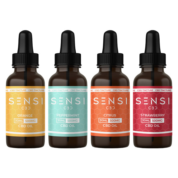Sensi 500mg Broad-Spectrum CBD Oil Tincture - 30ml (BUY 1 GET 1 FREE) | The CBD Hut