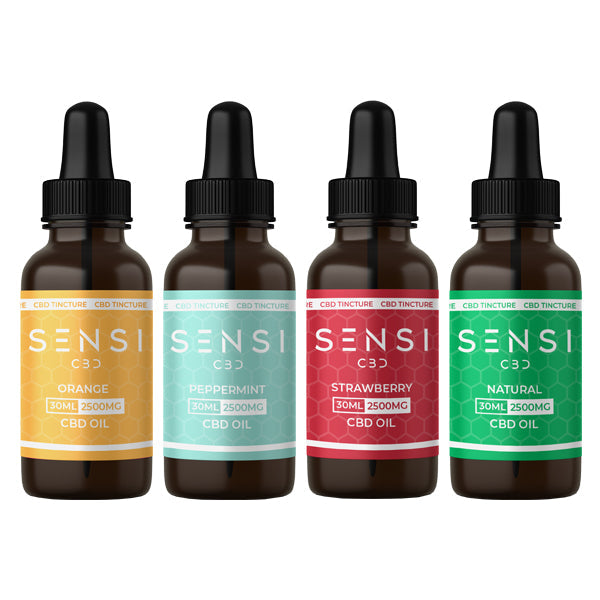 Sensi 2500mg Broad-Spectrum CBD Oil Tincture - 30ml (BUY 1 GET 1 FREE) | The CBD Hut
