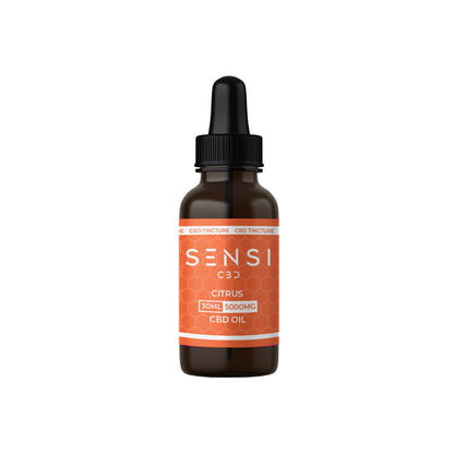 Sensi 5000mg Broad-Spectrum CBD Oil Tincture - 30ml (BUY 1 GET 1 FREE) | The CBD Hut