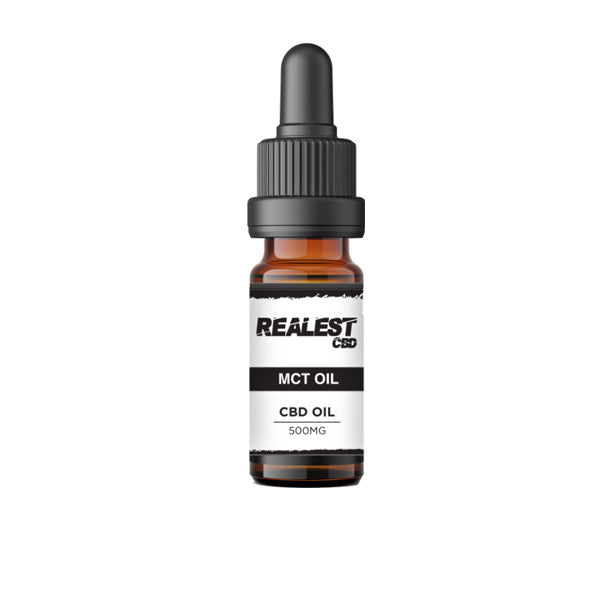 Realest CBD 500mg Broad Spectrum CBD MCT Oil - 10ml (BUY 1 GET 1 FREE) | The CBD Hut
