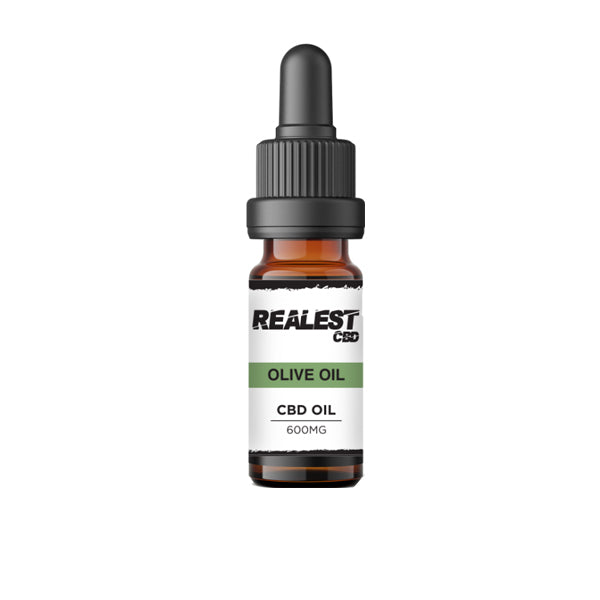 Realest CBD 600mg Broad Spectrum CBD Olive Oil - 10ml (BUY 1 GET 1 FREE) | The CBD Hut