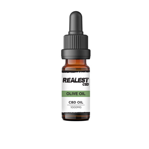 Realest CBD 1000mg Broad-Spectrum CBD Olive Oil - 10ml (BUY 1 GET 1 FREE) | The CBD Hut