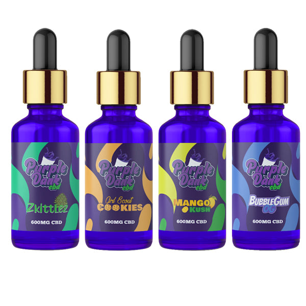 Purple Dank 600mg Full-Spectrum CBD Flavoured Oil - 30ml (BUY 1 GET 1 FREE) | The CBD Hut