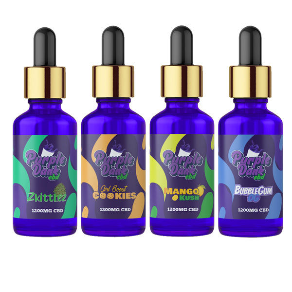 Purple Dank 1200mg Full-Spectrum CBD Flavoured Oil - 30ml (BUY 1 GET 1 FREE) | The CBD Hut