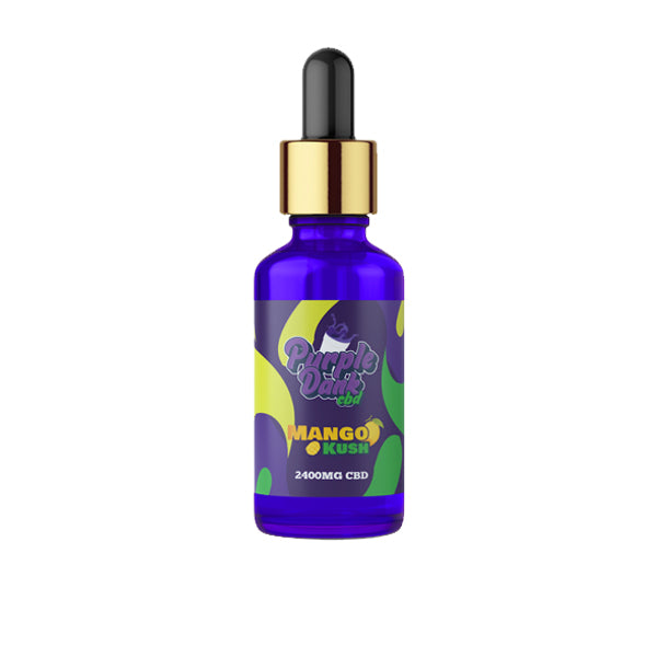 Purple Dank 2400mg Full-Spectrum CBD Flavoured Oil - 30ml (BUY 1 GET 1 FREE) | The CBD Hut