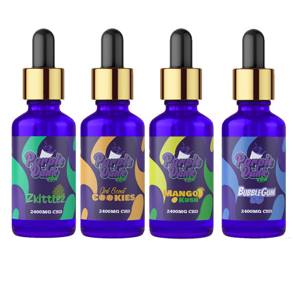 Purple Dank 2400mg Full-Spectrum CBD Flavoured Oil - 30ml (BUY 1 GET 1 FREE) | The CBD Hut