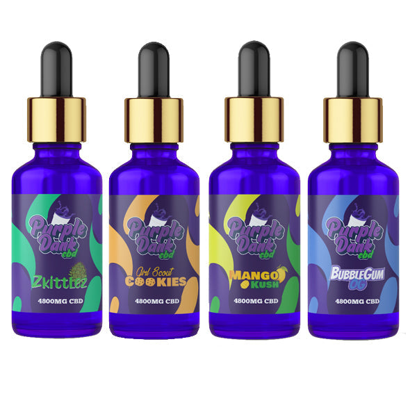 Purple Dank 4800mg Full-Spectrum CBD Flavoured Oil - 30ml (BUY 1 GET 1 FREE) | The CBD Hut