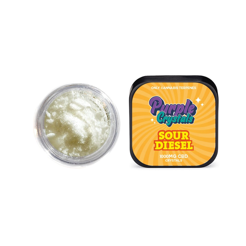 Purple Crystals by Purple Dank 1000mg CBD Crystals - Sour Diesel (BUY 1 GET 1 FREE) | The CBD Hut