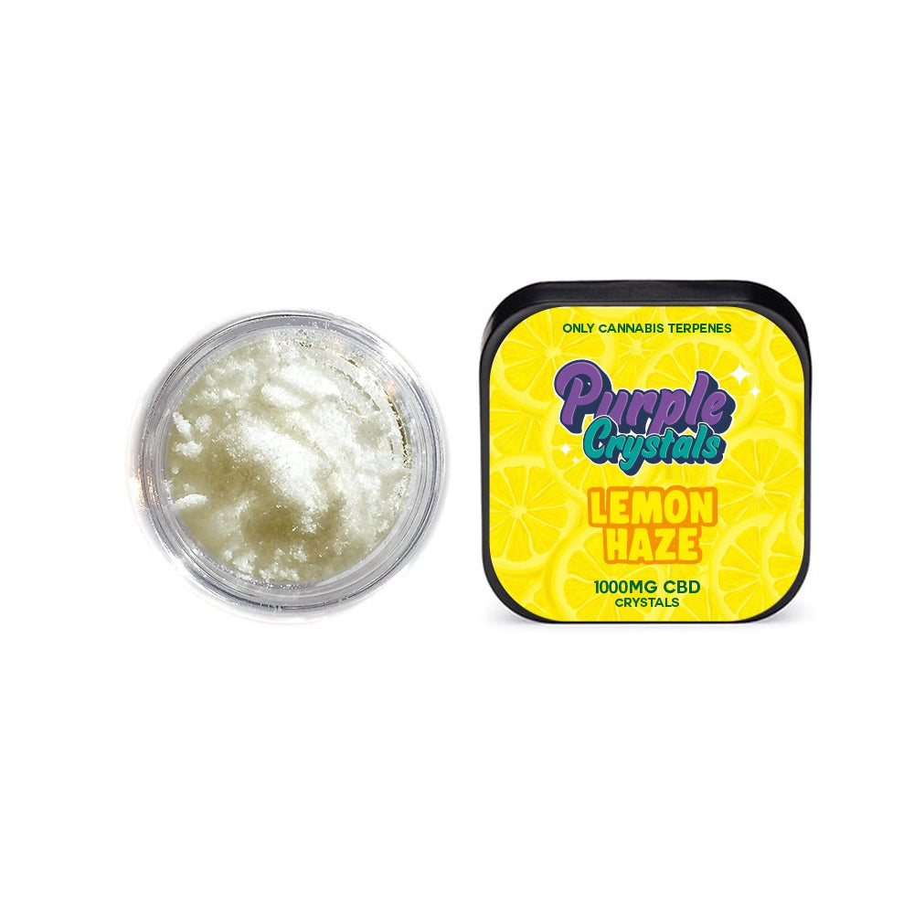 Purple Crystals by Purple Dank 1000mg CBD Crystals - Lemon Haze (BUY 1 GET 1 FREE) | The CBD Hut