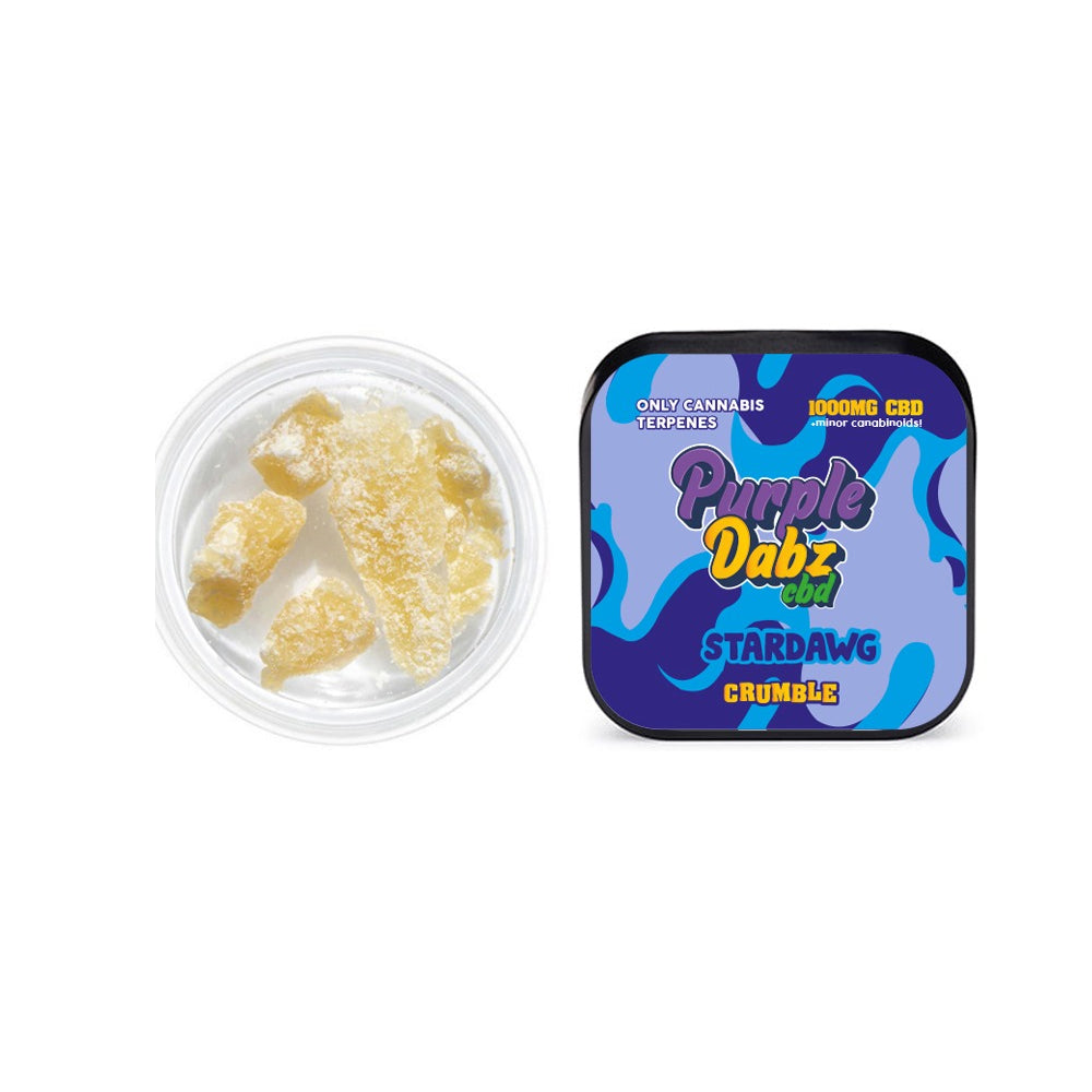 Purple Dabz by Purple Dank 1000mg CBD Crumble - Strawdawg (BUY 1 GET 1 FREE) | The CBD Hut