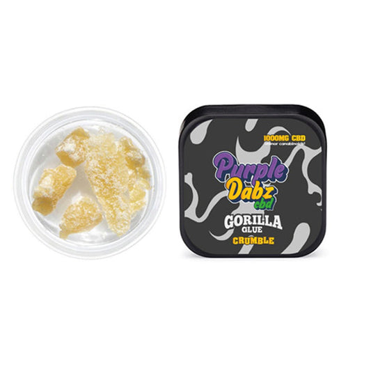 Purple Dabz by Purple Dank 1000mg CBD Crumble - Gorilla Glue (BUY 1 GET 1 FREE) | The CBD Hut