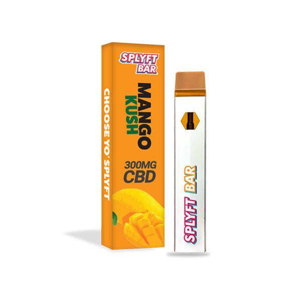 SPLYFT BAR 300mg Full Spectrum CBD Disposable Vape - 12 Flavours | The CBD Hut