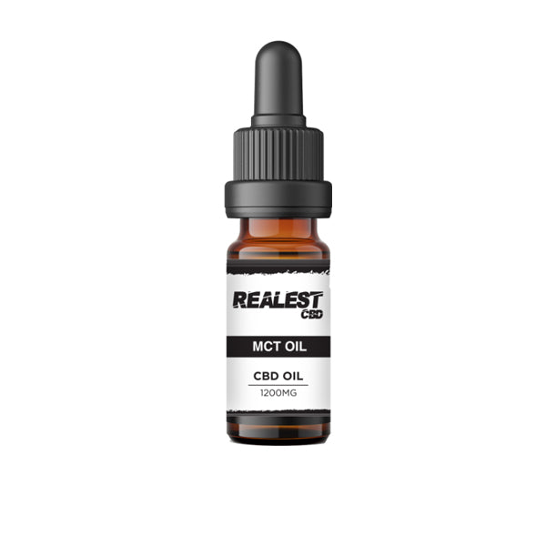 Realest CBD 1200mg Broad Spectrum CBD MCT Oil - 10ml (BUY 1 GET 1 FREE) | The CBD Hut