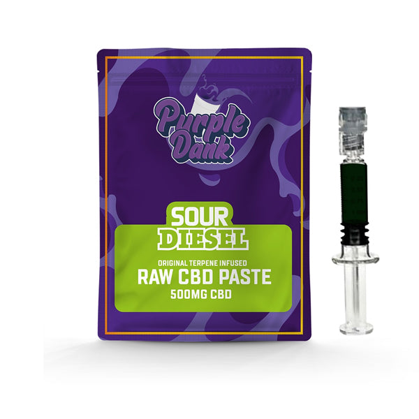 Purple Dank 1000mg CBD Raw Paste with Natural Terpenes - Sour Diesel (BUY 1 GET 1 FREE) | The CBD Hut 