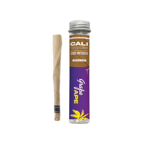 CALI CONES Tendu 30mg Full Spectrum CBD Infused Palm Cone - Grape Ape - The CBD Hut