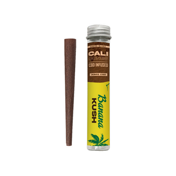CALI CONES Cocoa 30mg Full Spectrum CBD Infused Cone - Banana Kush | The CBD Hut