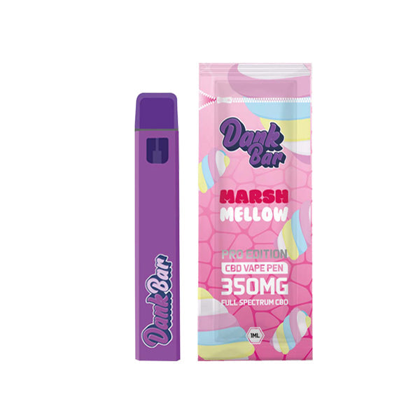 Dank Bar Pro Edition by Purple Dank 350mg Full Spectrum CBD Disposable Vape - 12 Flavours | The CBD Hut