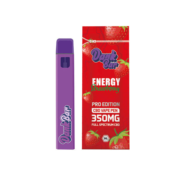 Dank Bar Pro Edition by Purple Dank 350mg Full Spectrum CBD Disposable Vape - 12 Flavours | The CBD Hut