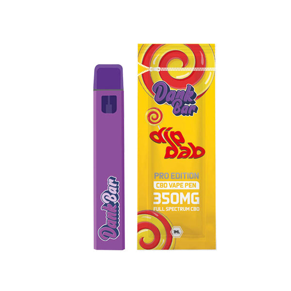 Dank Bar Pro Edition by Purple Dank 350mg Full Spectrum CBD Disposable Vape - 12 Flavours | The CBD Hut