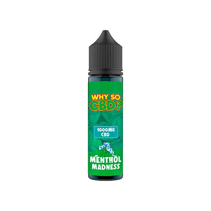 Why So CBD? 1000mg Full Spectrum CBD E-liquid - 60ml | The CBD Hut