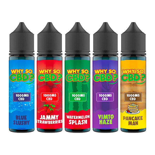 Why So CBD? 1000mg Full Spectrum CBD E-liquid - 60ml | The CBD Hut