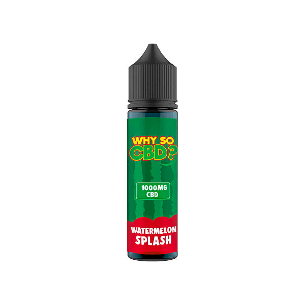 Why So CBD? 1000mg Full Spectrum CBD E-liquid - 60ml | The CBD Hut