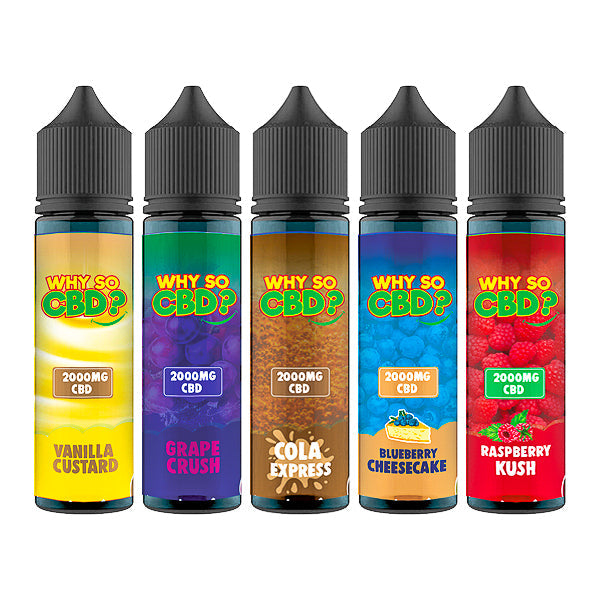 Why So CBD? 2000mg Full Spectrum CBD E-liquid - 60ml | The CBD Hut