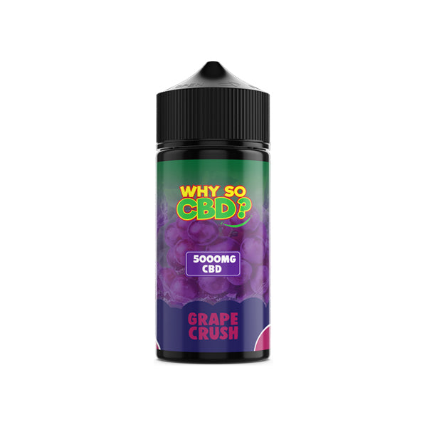 Why So CBD? 5000mg Full Spectrum CBD E-liquid - 120ml | The CBD Hut