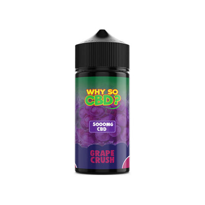Why So CBD? 5000mg Full Spectrum CBD E-liquid - 120ml | The CBD Hut