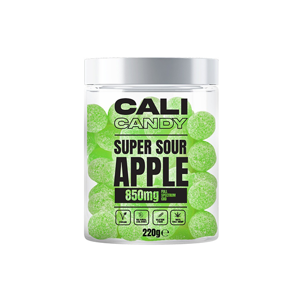 CALI CANDY 850mg CBD Vegan Sweets (Small Tub) - 10 Flavours | The CBD Hut