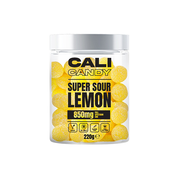 CALI CANDY 850mg CBD Vegan Sweets (Small Tub) - 10 Flavours | The CBD Hut