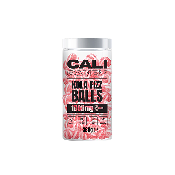 CALI CANDY 1600mg CBD Vegan Sweets (Large Tub) - 10 Flavours | The CBD Hut