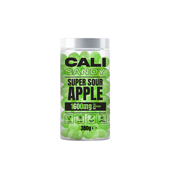 CALI CANDY 1600mg CBD Vegan Sweets (Large Tub) - 10 Flavours | The CBD Hut