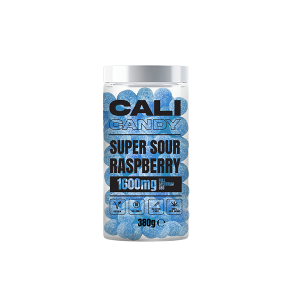 CALI CANDY 1600mg CBD Vegan Sweets (Large Tub) - 10 Flavours | The CBD Hut
