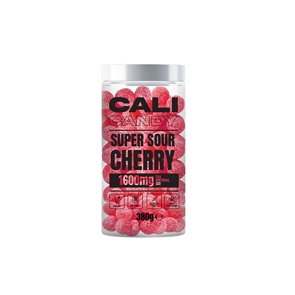 CALI CANDY 1600mg CBD Vegan Sweets (Large Tub) - 10 Flavours | The CBD Hut