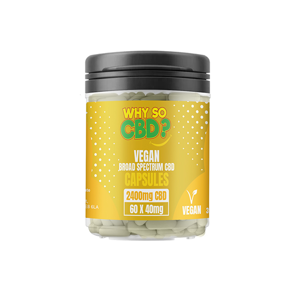 Why So CBD? 2400mg CBD Vegan Capsules - 60 Caps | The CBD Hut